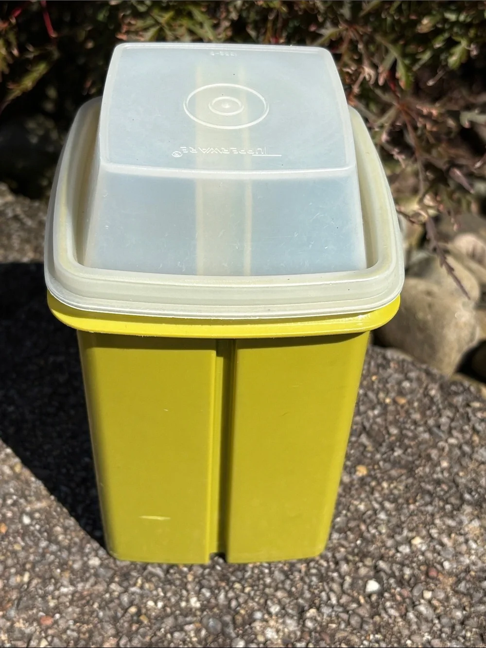 Vintage 3 PC Tupperware Avocado Green Pick-A-Deli Fridge Pickle Olive Keeper